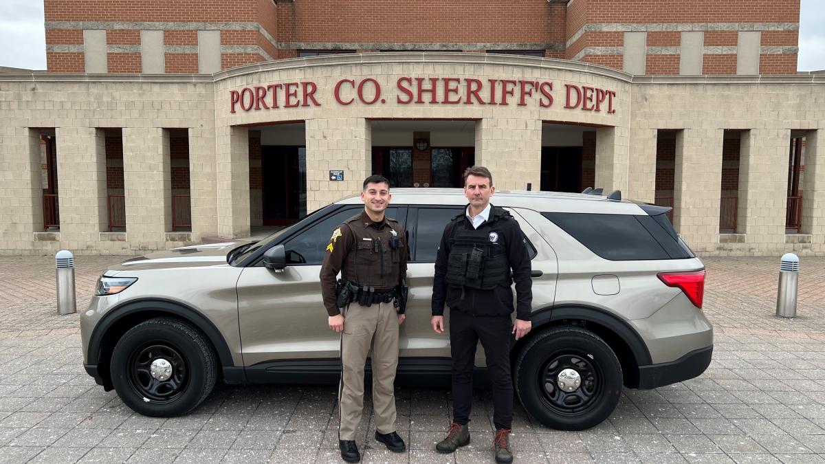 Rep. Mrvan joins Porter County Sheriff's Department for Ride-Along