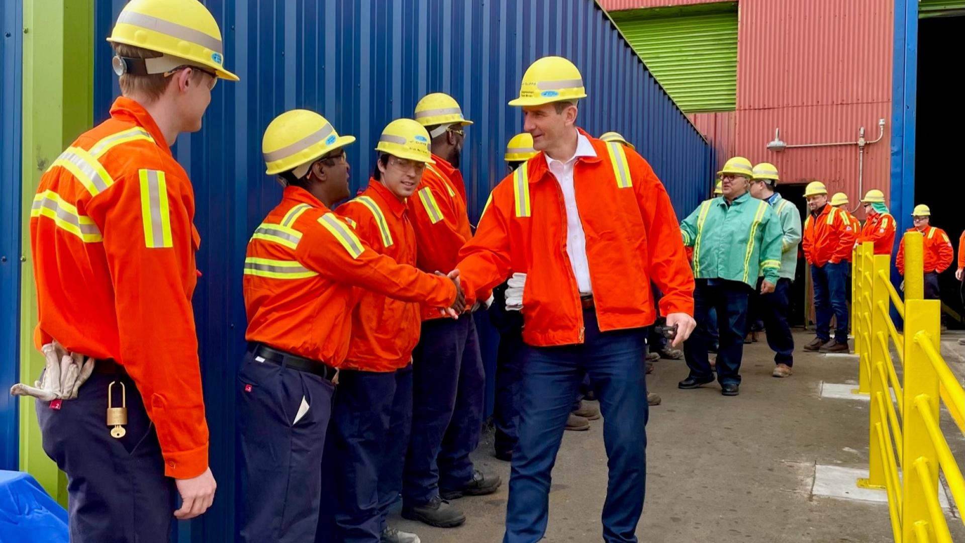 Rep. Mrvan thanks workers at Cleveland Cliffs